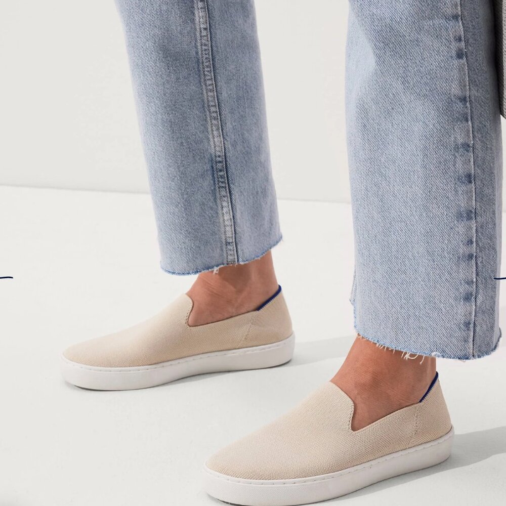 Rothy The Original Slip On Sneaker in Sand Size 8 - Picture 8 of 10